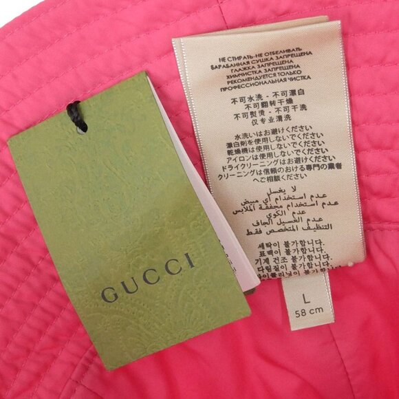 Gucci 2023 Item Brella Cloche GG Metal Nylon Bucket Hat